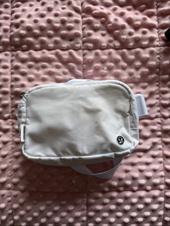 lululemon athletica Accessories - White Crossbody Bag with Silver Logo